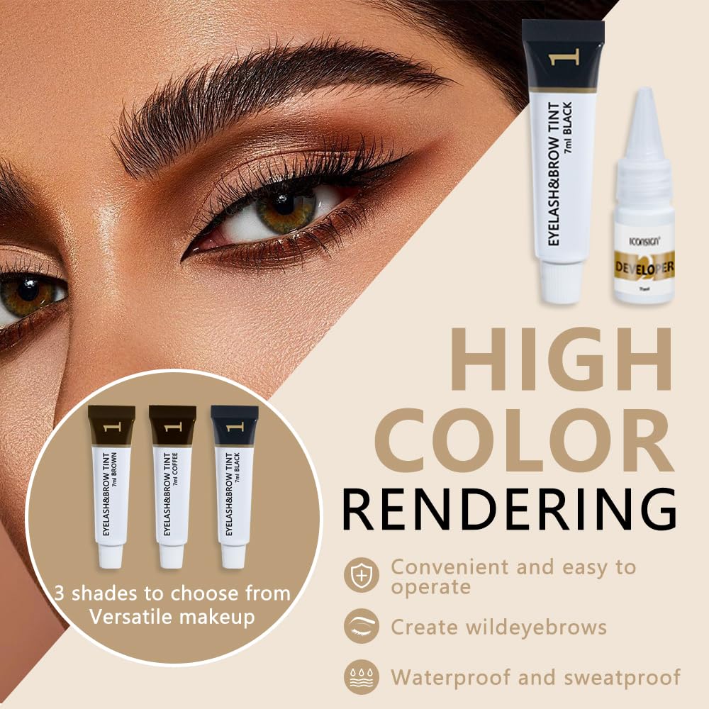 Boxveria application tools enable easy at-home tinting with salon-quality results.