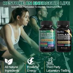 Ginger root and capsules included in the bundle