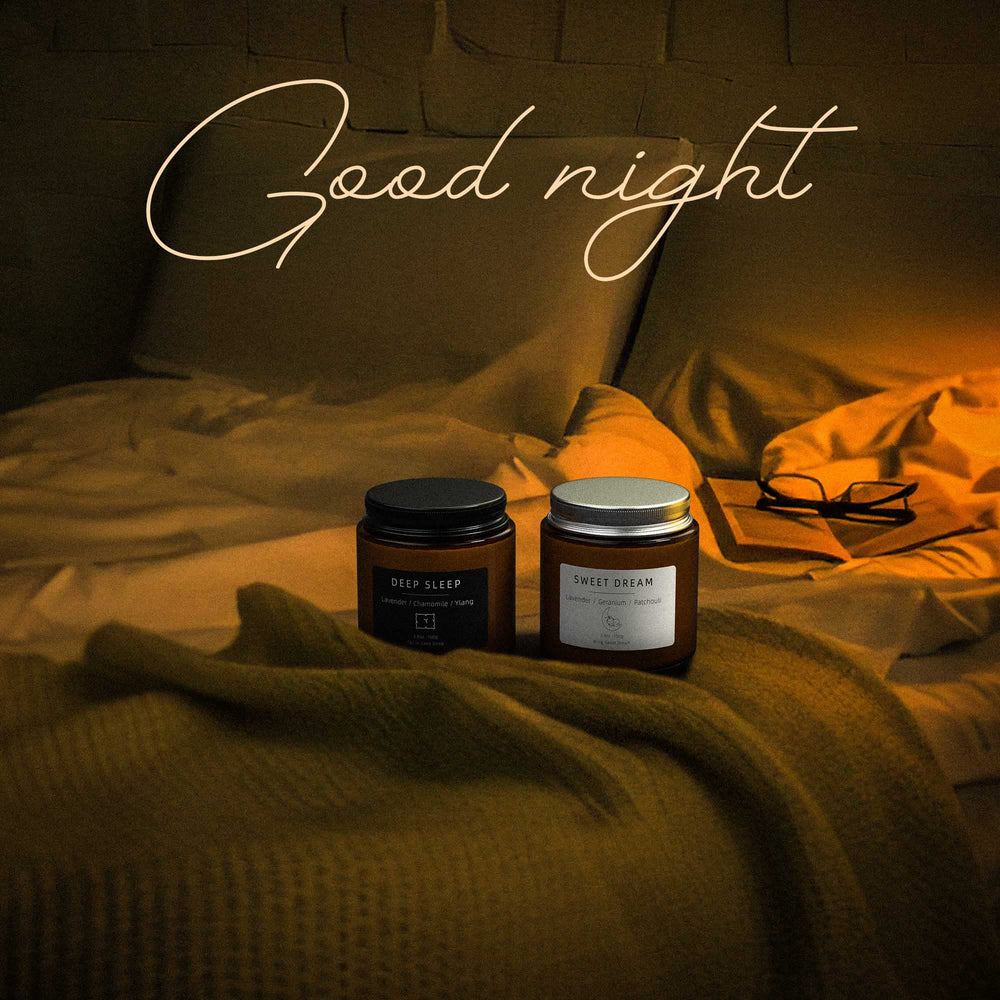 BOYUJK sleep set candle with 60-hour burn