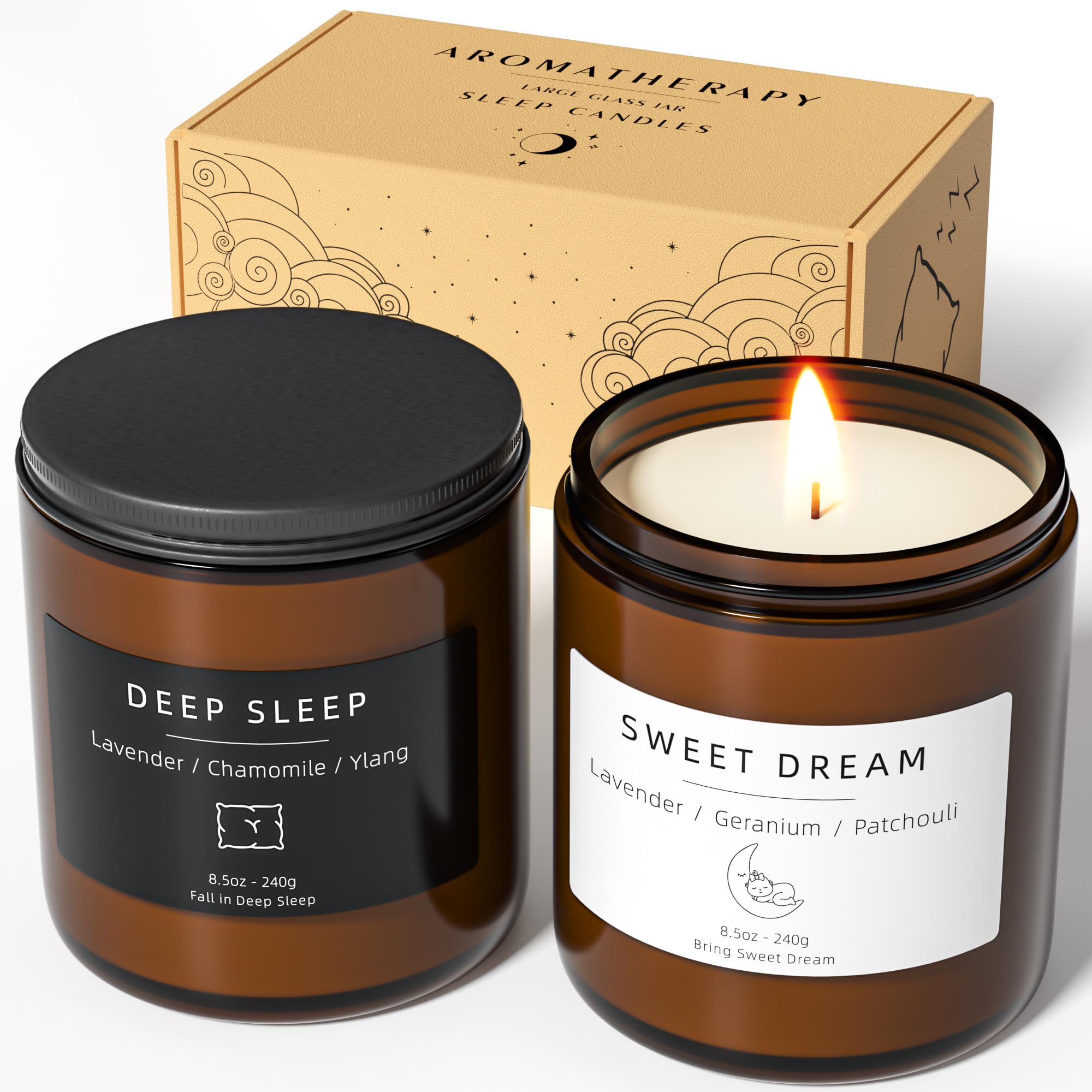 BOYUJK scented candles packaging design