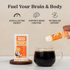 Single 0.5-ounce Bulletproof Brain Octane C8 MCT Oil packet