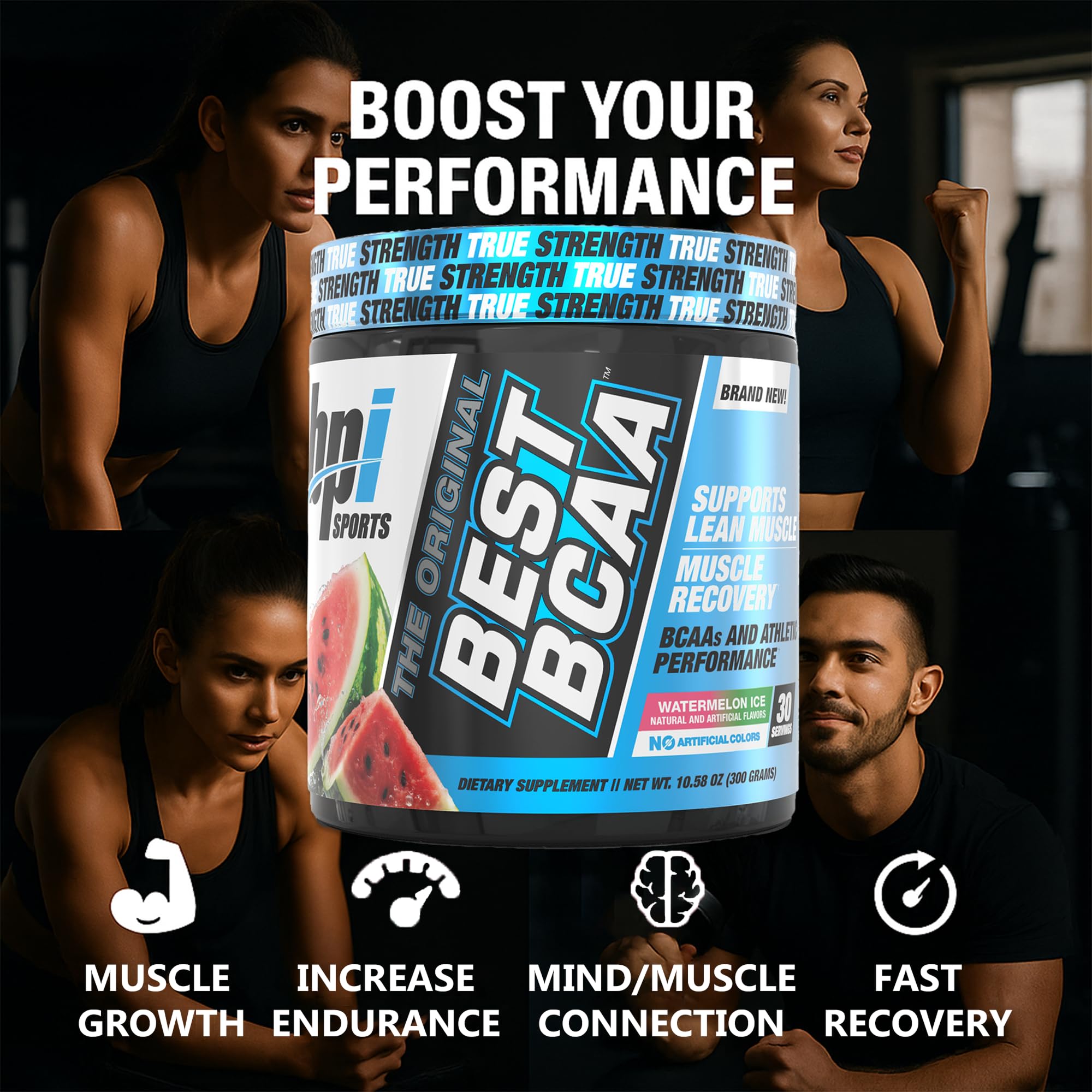 Nutrition label of BPI Sports Best BCAA Powder