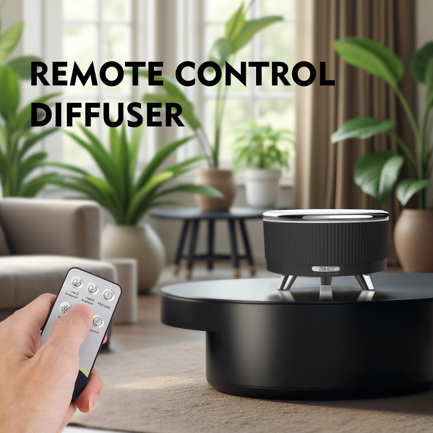 BPA-free diffuser with safety protections