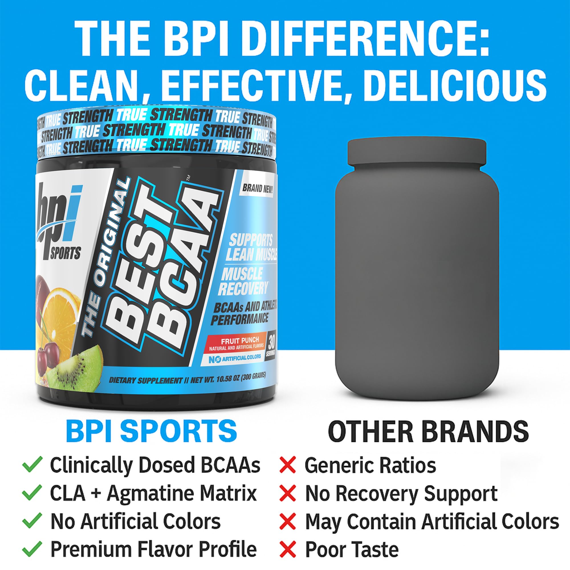 Athlete using BCAA powder for post-workout recovery