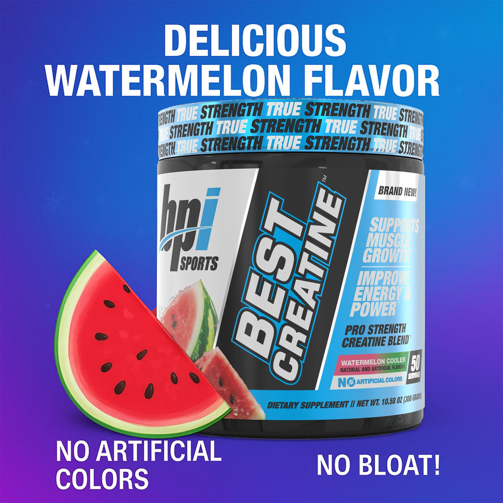 Graphic highlighting six advanced forms of creatine
