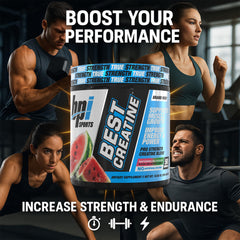 Serving scoop with creatine powder