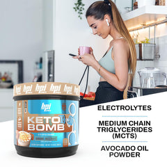 Calcium and electrolyte blend included in Keto Bomb