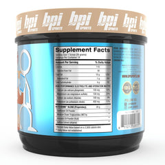 Jar of BPI Keto Bomb Coffee Creamer with Caramel Macchiato flavor
