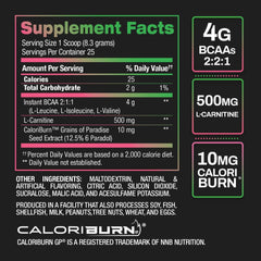 Close-up of BCAA blend ingredients