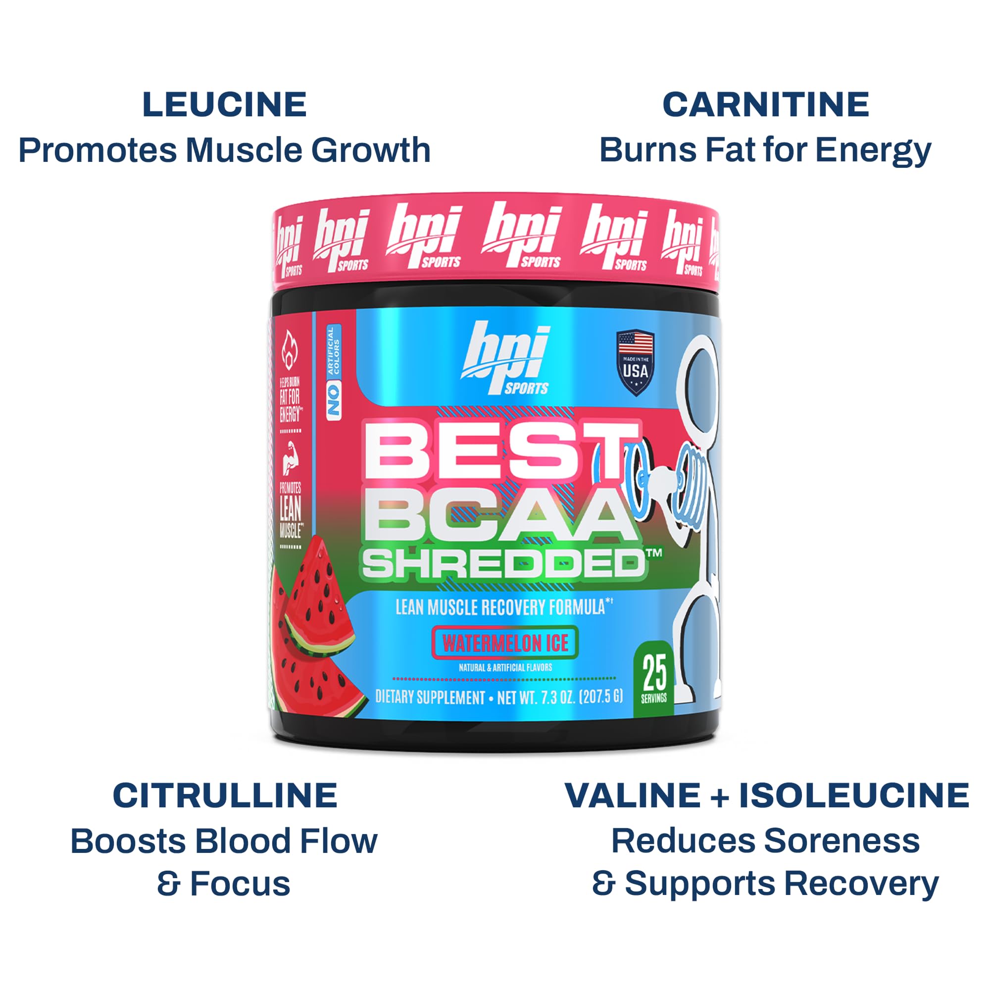 Back label with nutrition information