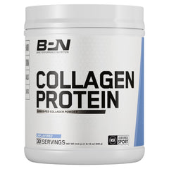 BARE PERFORMANCE NUTRITION BPN Collagen Protein jar, grass-fed bovine peptides, unflavored