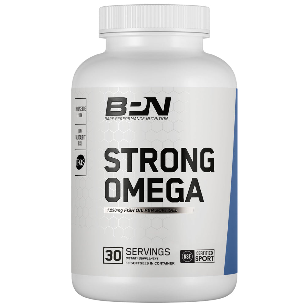 BPN Strong Omega Fish Oil Soft Gel bottle front view