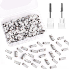 BQAN sanding bands 100-pack with 3.1mm mandrel for precise gel removal and prep