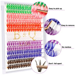 At-home application scene with B&Qaugen lash clusters for DIY lashes