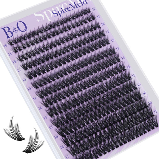 B&Qaugen SpireMeld manga lash clusters refill for dramatic eyes