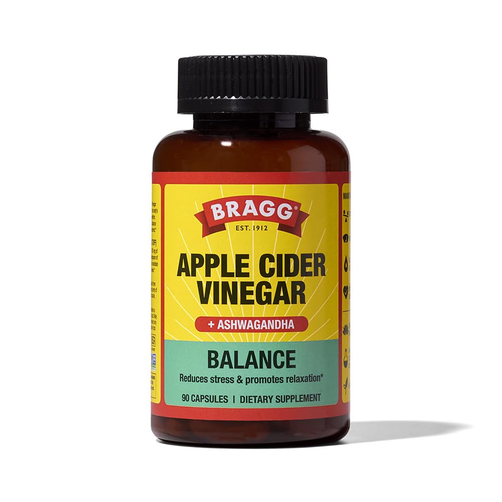 Bragg Daily Balance ACV Capsules 90 pills product hero shot