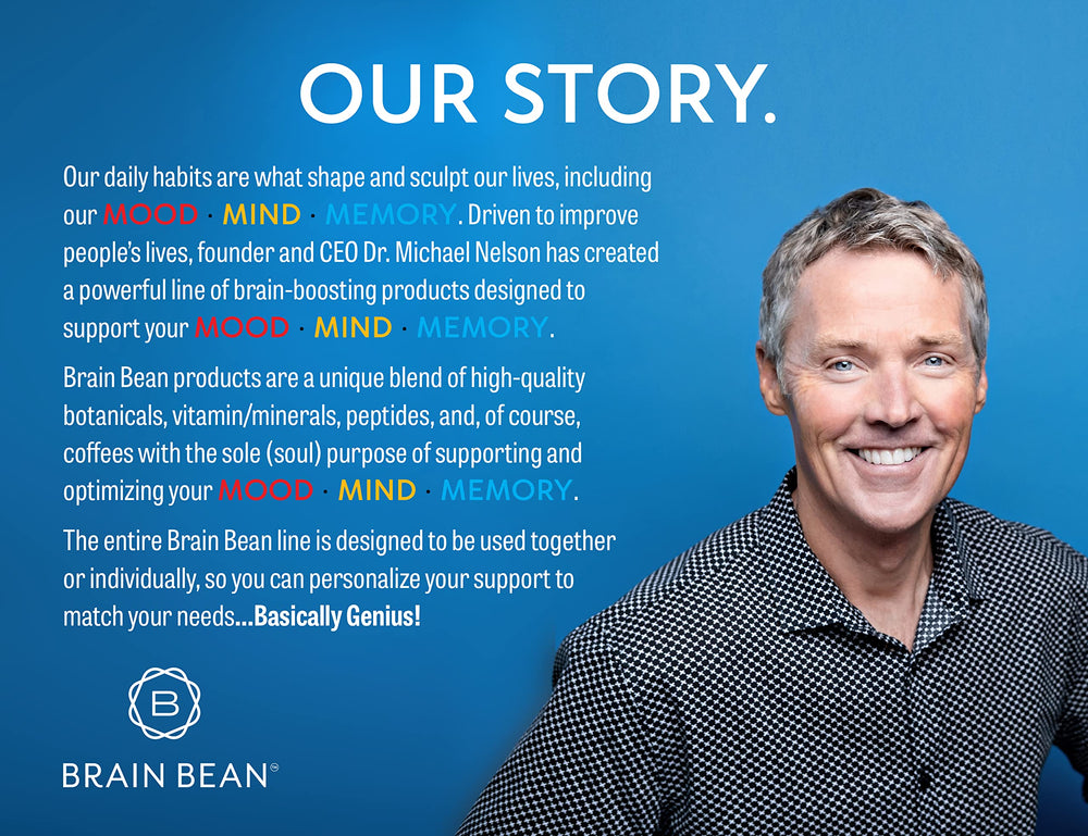 Sugar-free label on Brain Basics product packaging