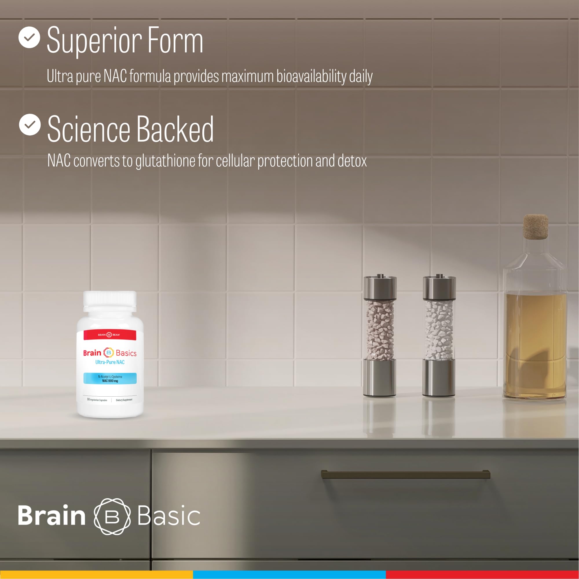 Nutrition label showing 900 mg per capsule