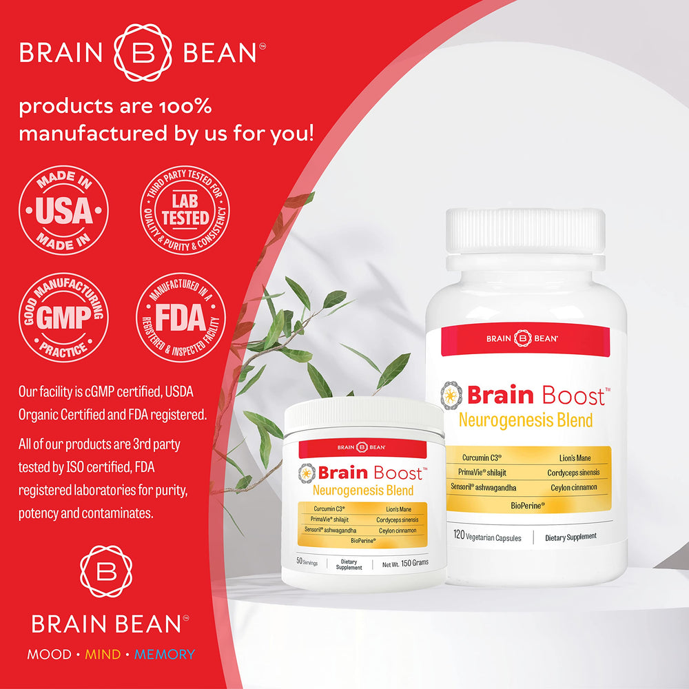 Brain Bean Brain-Boost packaging box