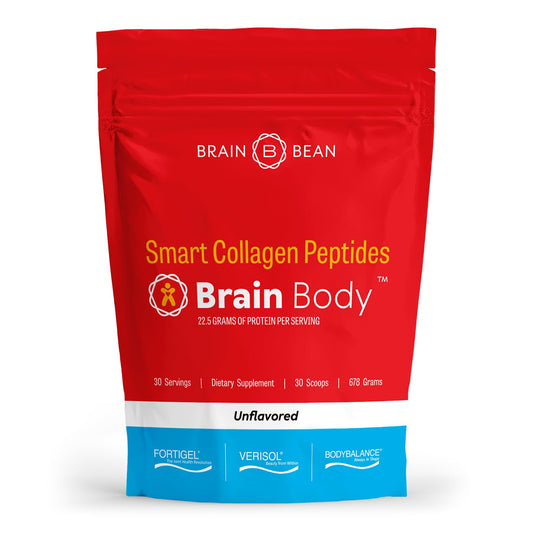 Brain Body Collagen Peptides Powder Unflavored 678g - 30 Servings