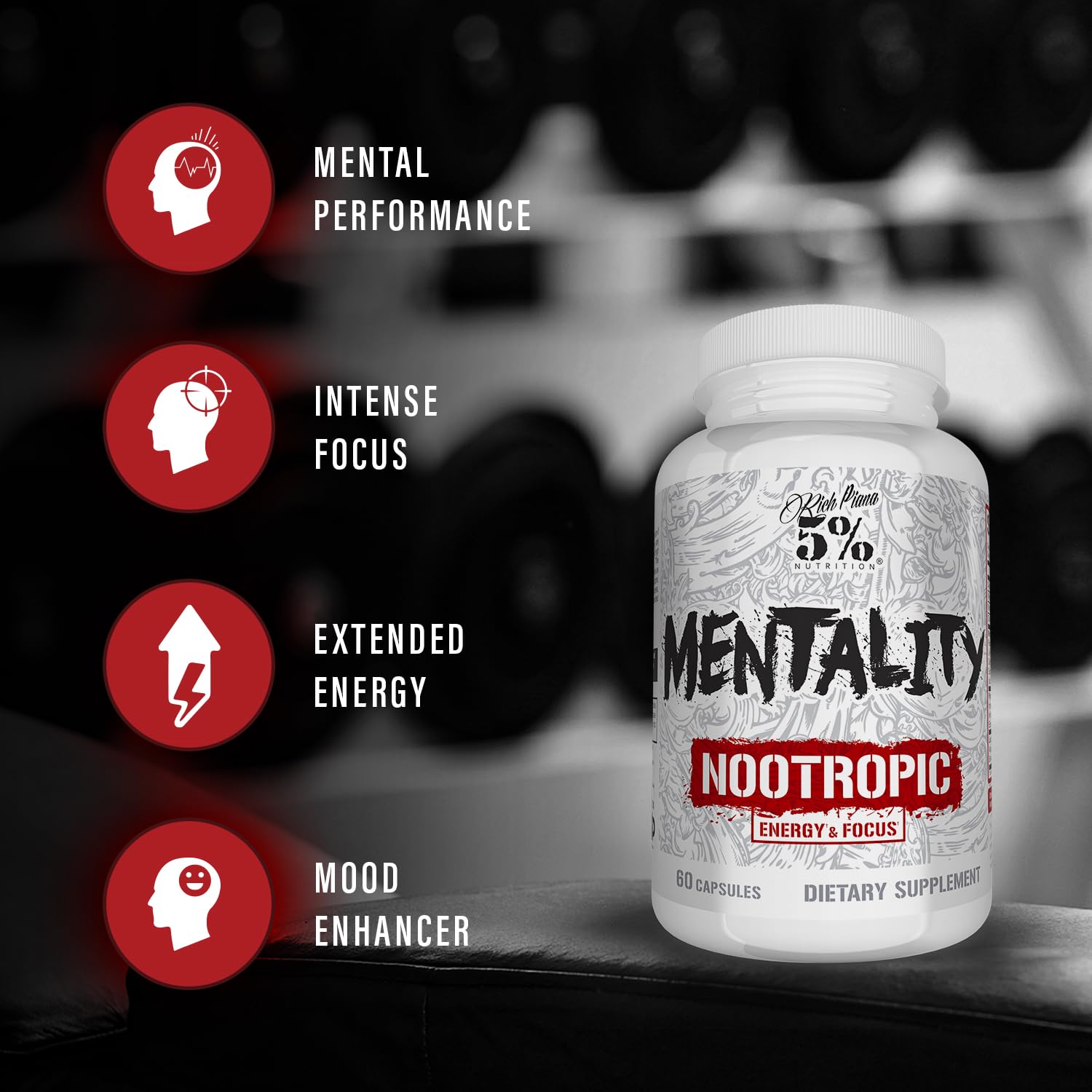 Nootropic capsules arranged for memory and focus