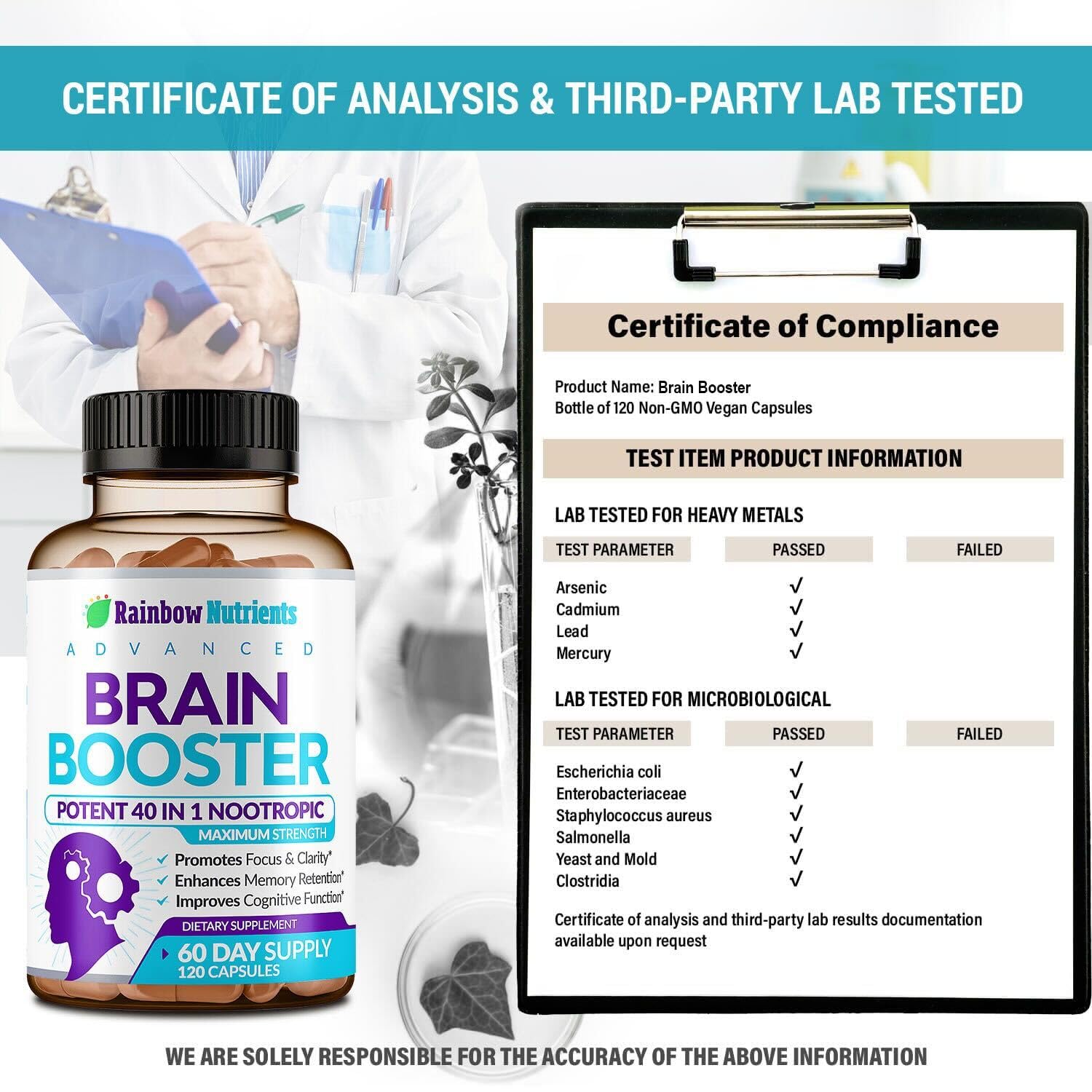 120 capsules displayed on the bottle