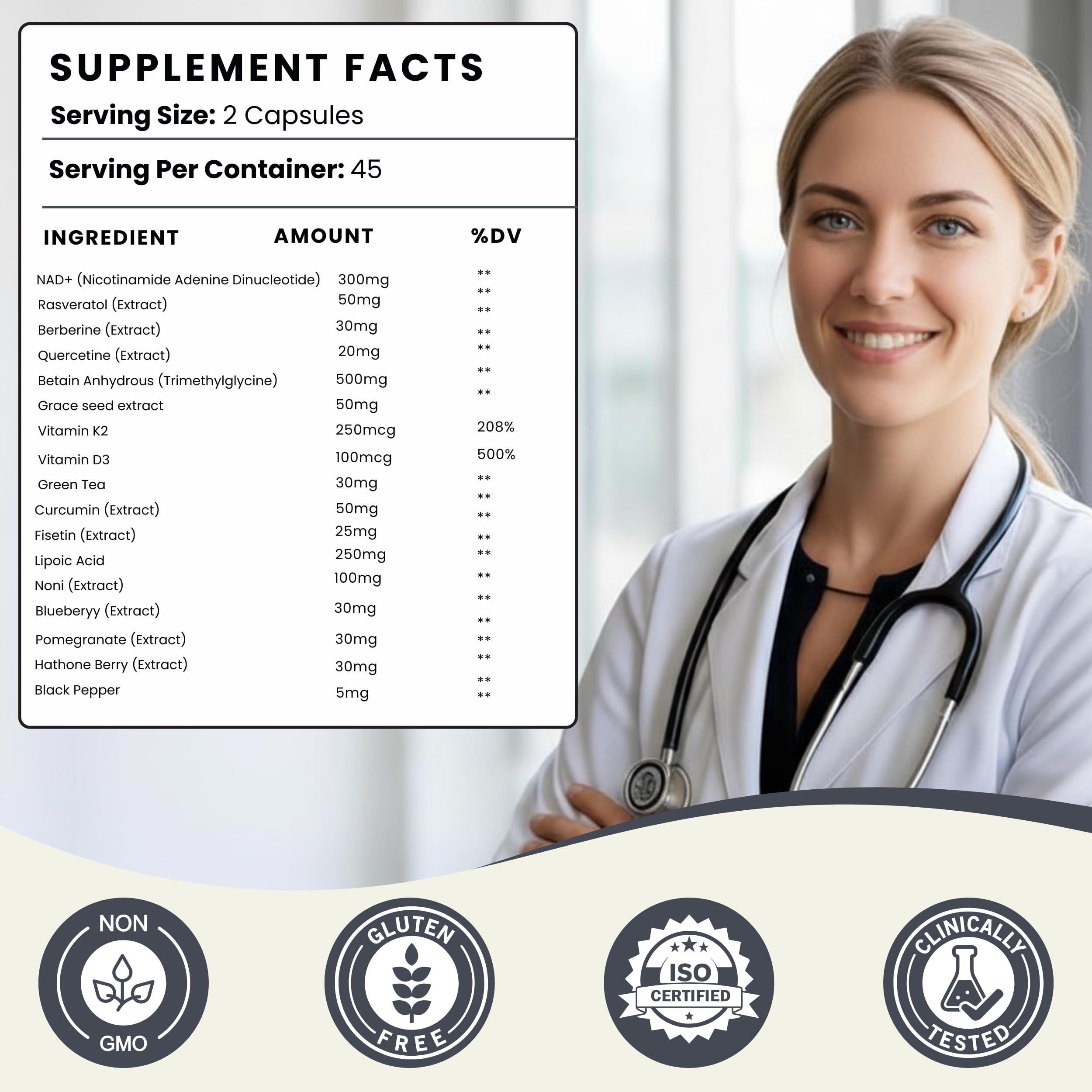 Capsules for brain focus and cognitive clarity