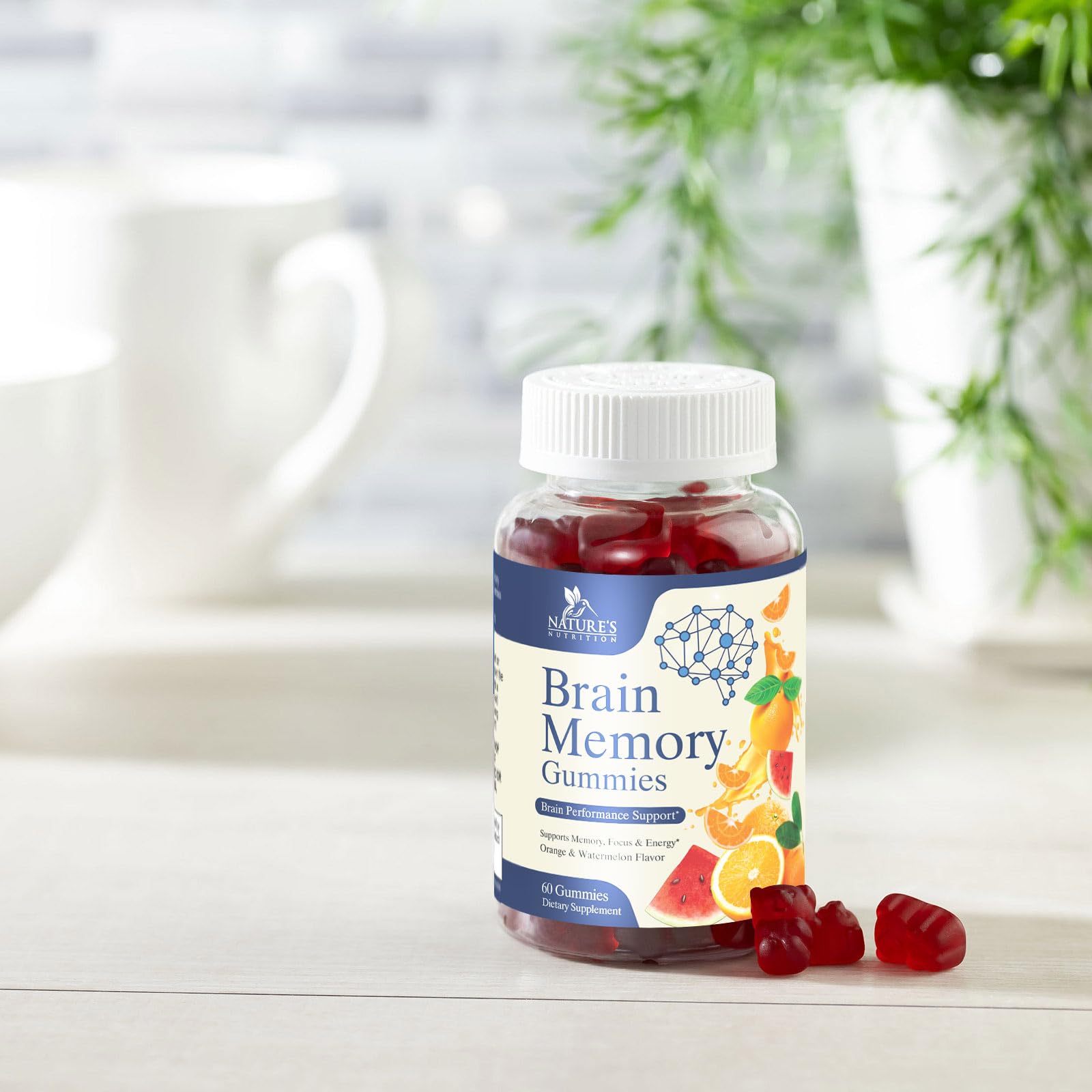 Packaging close-up showing ingredients and nutritional highlights