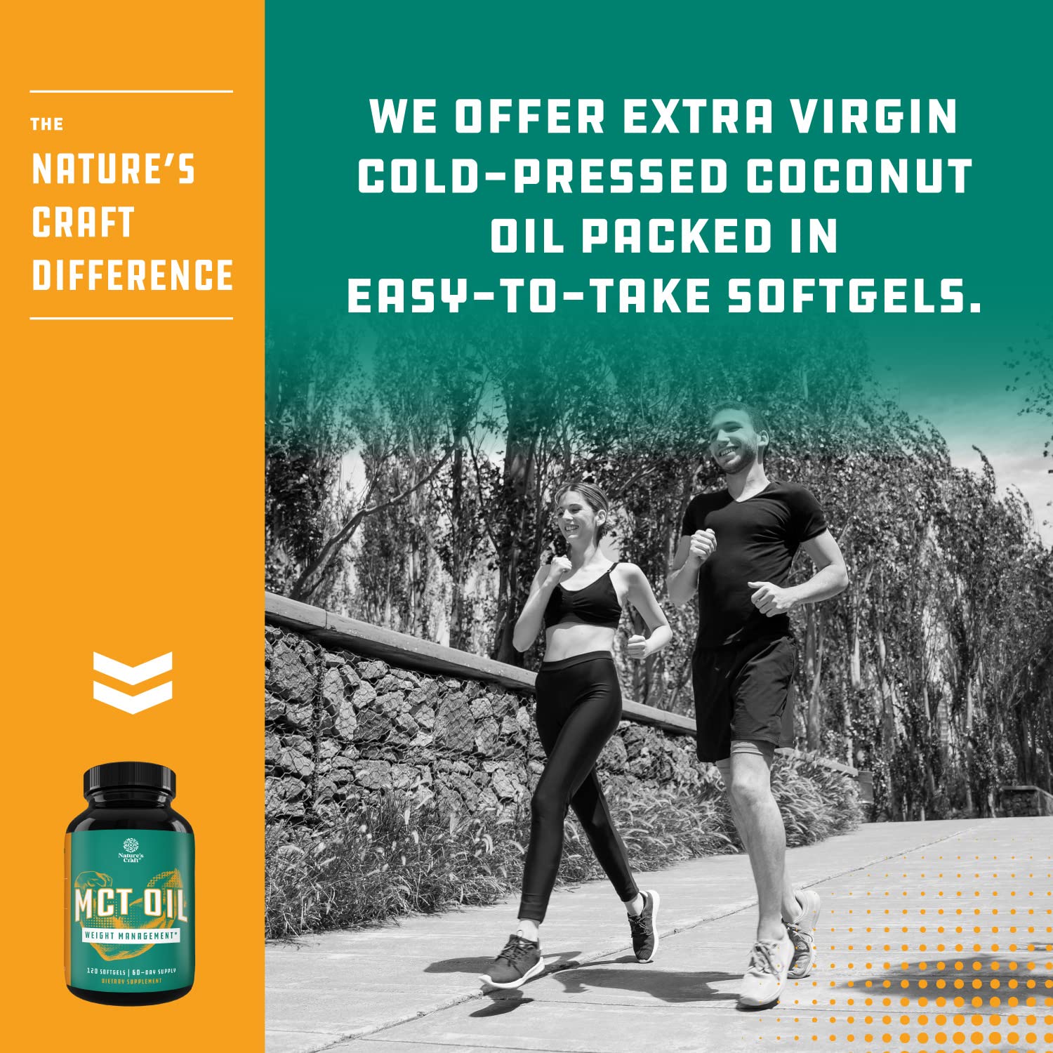 Brain health support with MCT C8 softgels