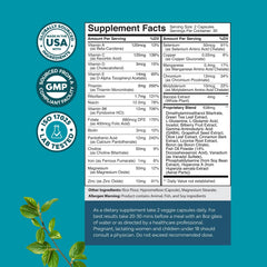 Pill bottle labeled vitamins for brain health