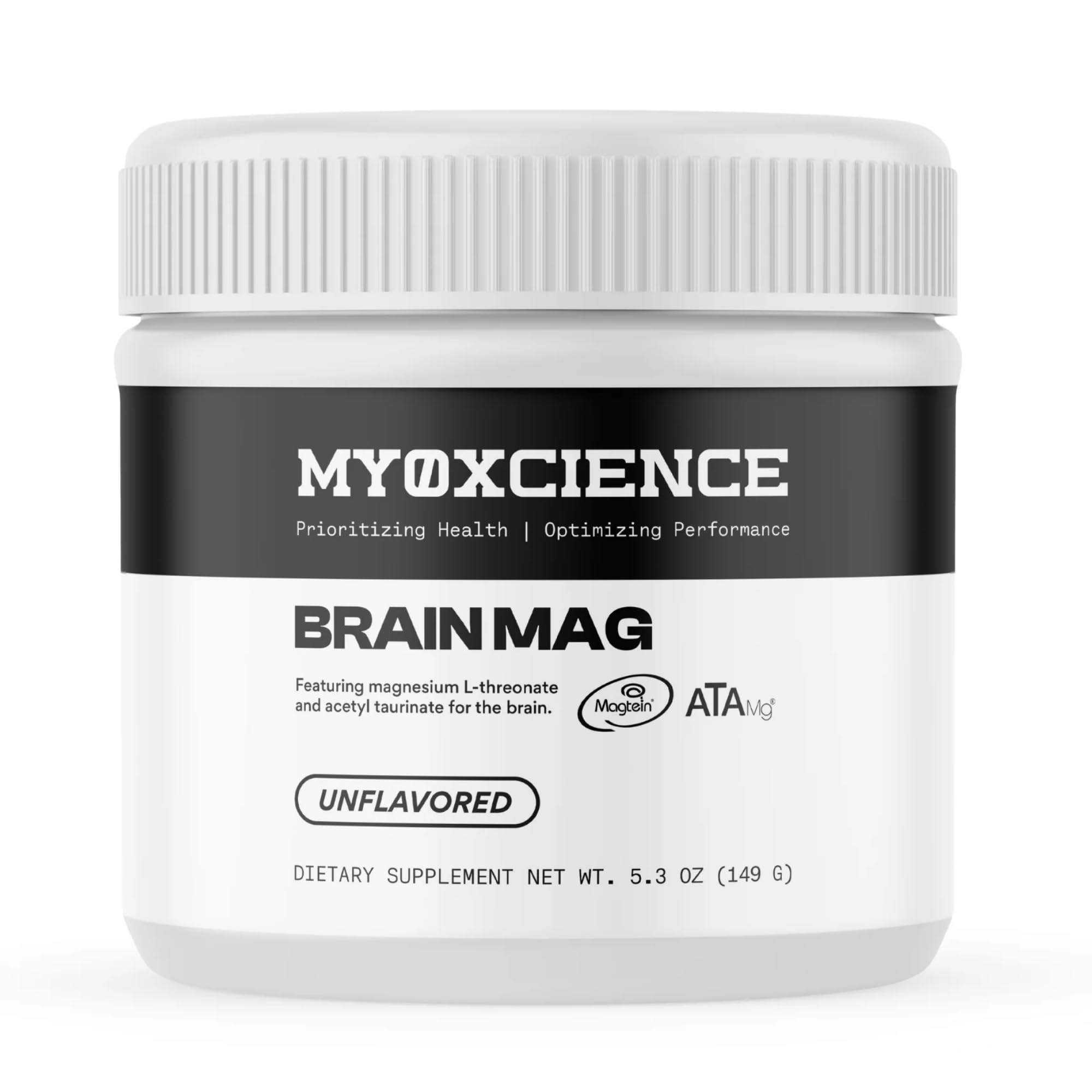 MYOXCIENCE Brain Mag bottle front label