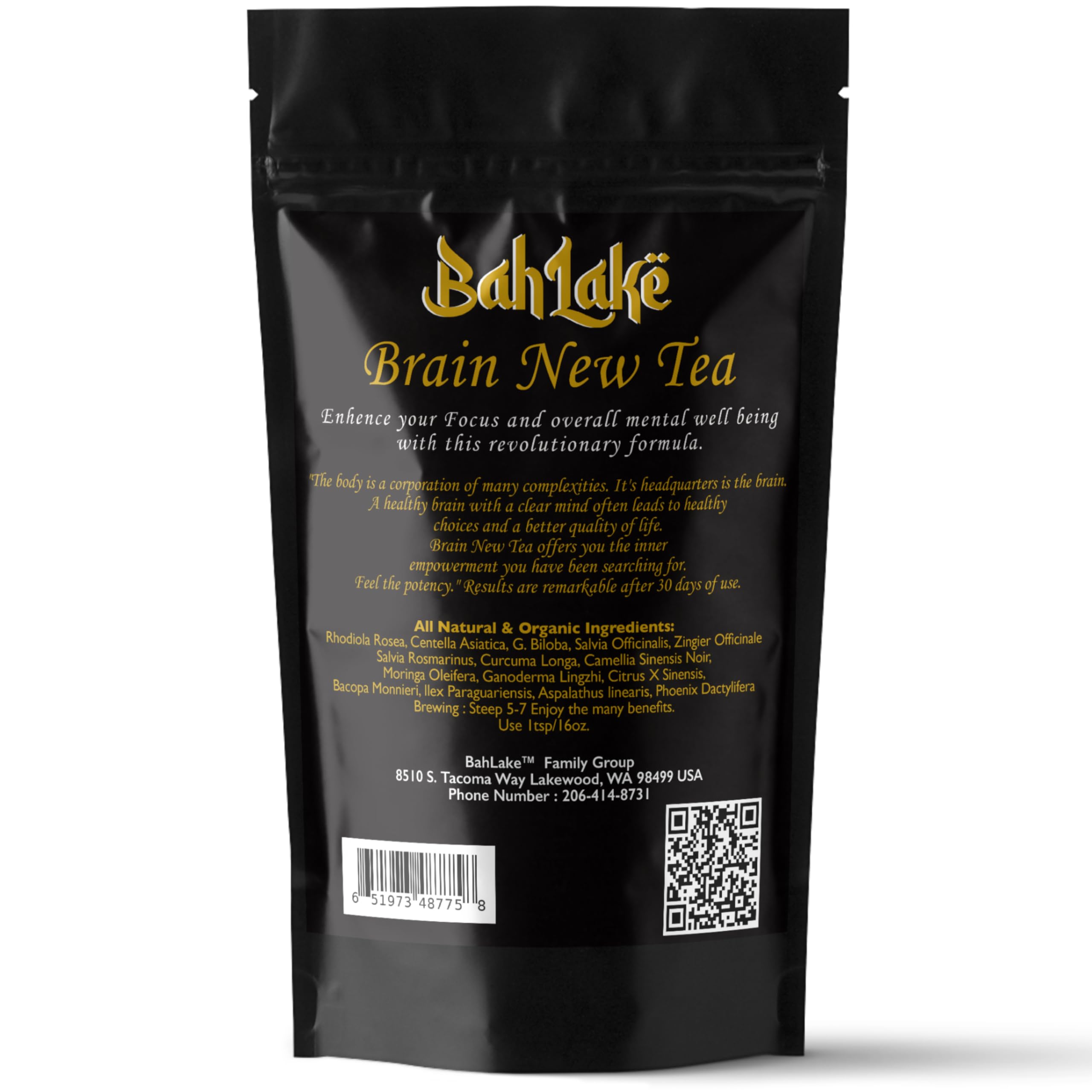 Cup of Brain New Tea being brewed