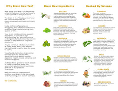 A cup of Brain New Tea promoting mental clarity