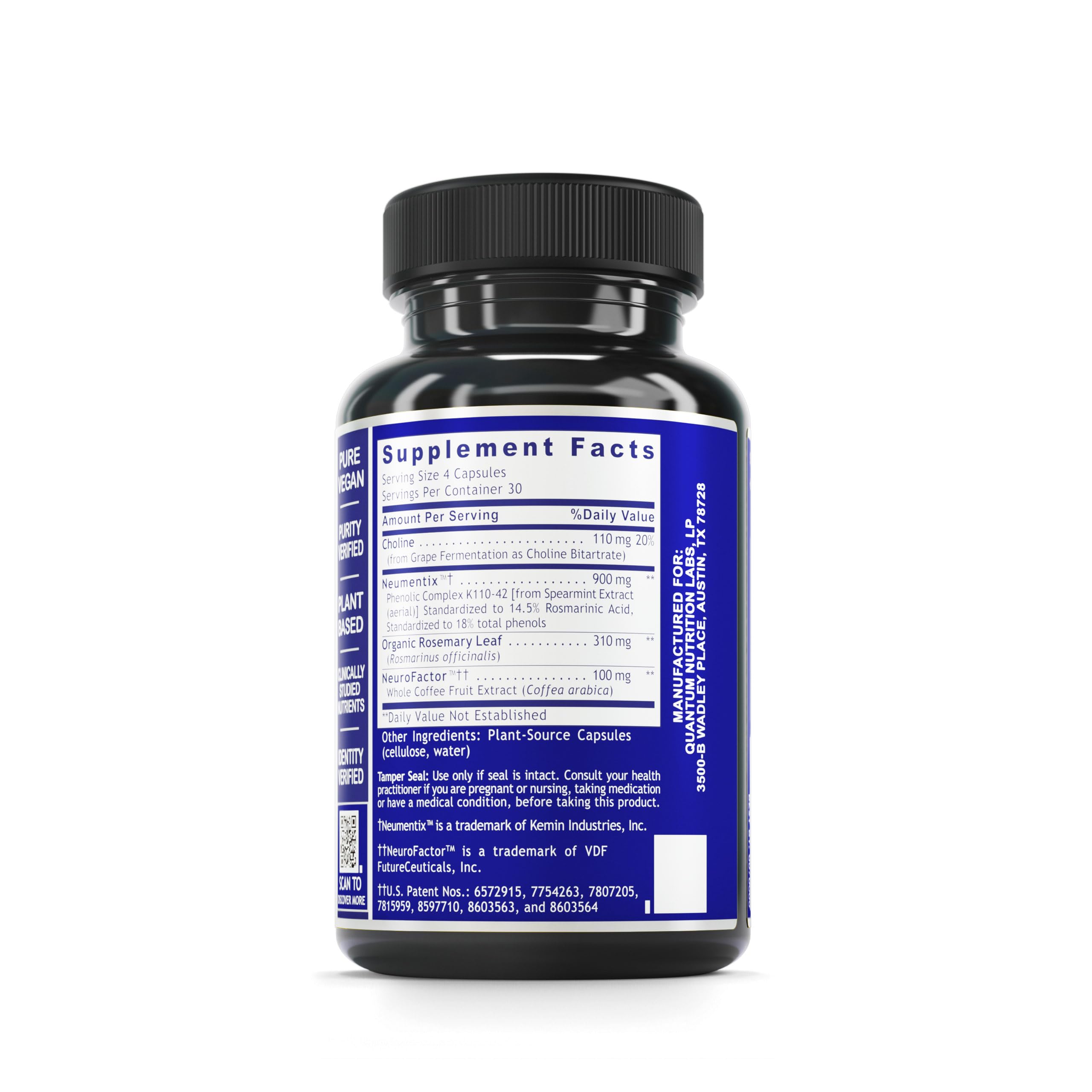 Ingredients highlight for Brain Prodigy: Neumentix and NeuroFactor