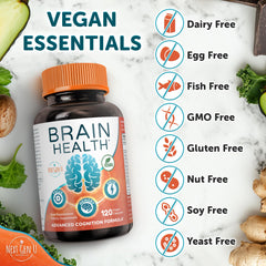 Ingredients chart for brain health ingredients
