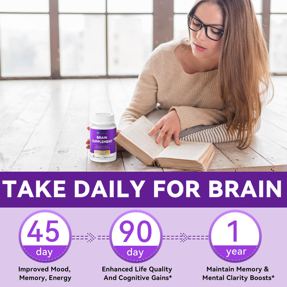 30-day supply of memory and focus pills