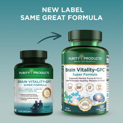 Brain Vitality GPC capsules close-up
