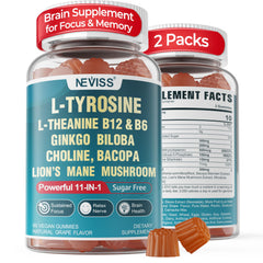 Neviss Brain Focus Gummies front view