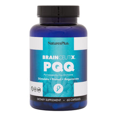 Natures Plus Brainceutix PQQ bottle and packaging - 60 vegan capsules