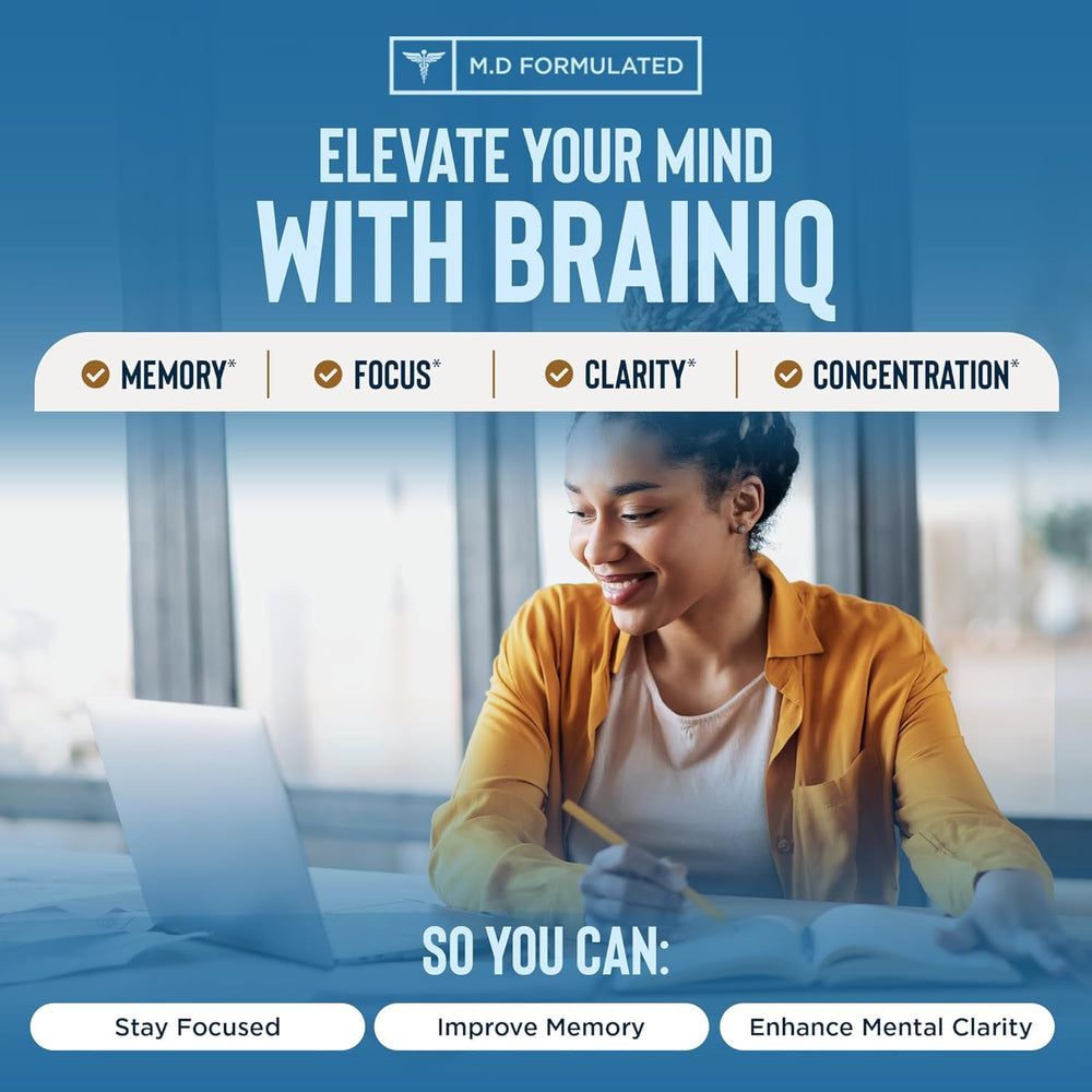 Capsules of BrainIQ nootropic supplement