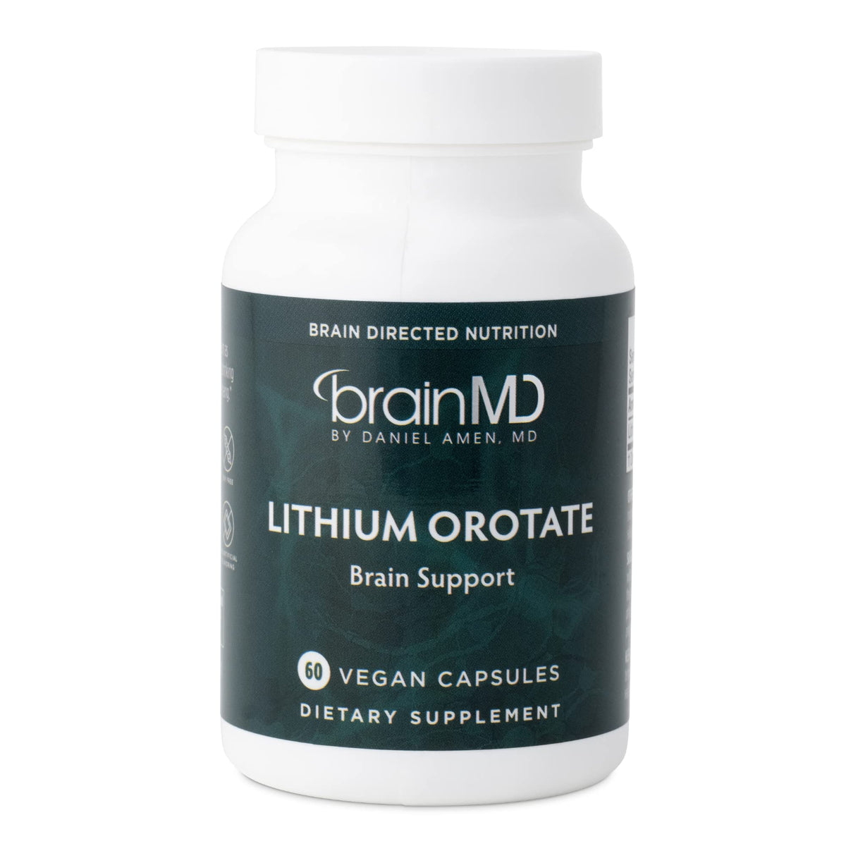 BRAINMD Dr Amen Lithium Orotate bottle - 60 capsules