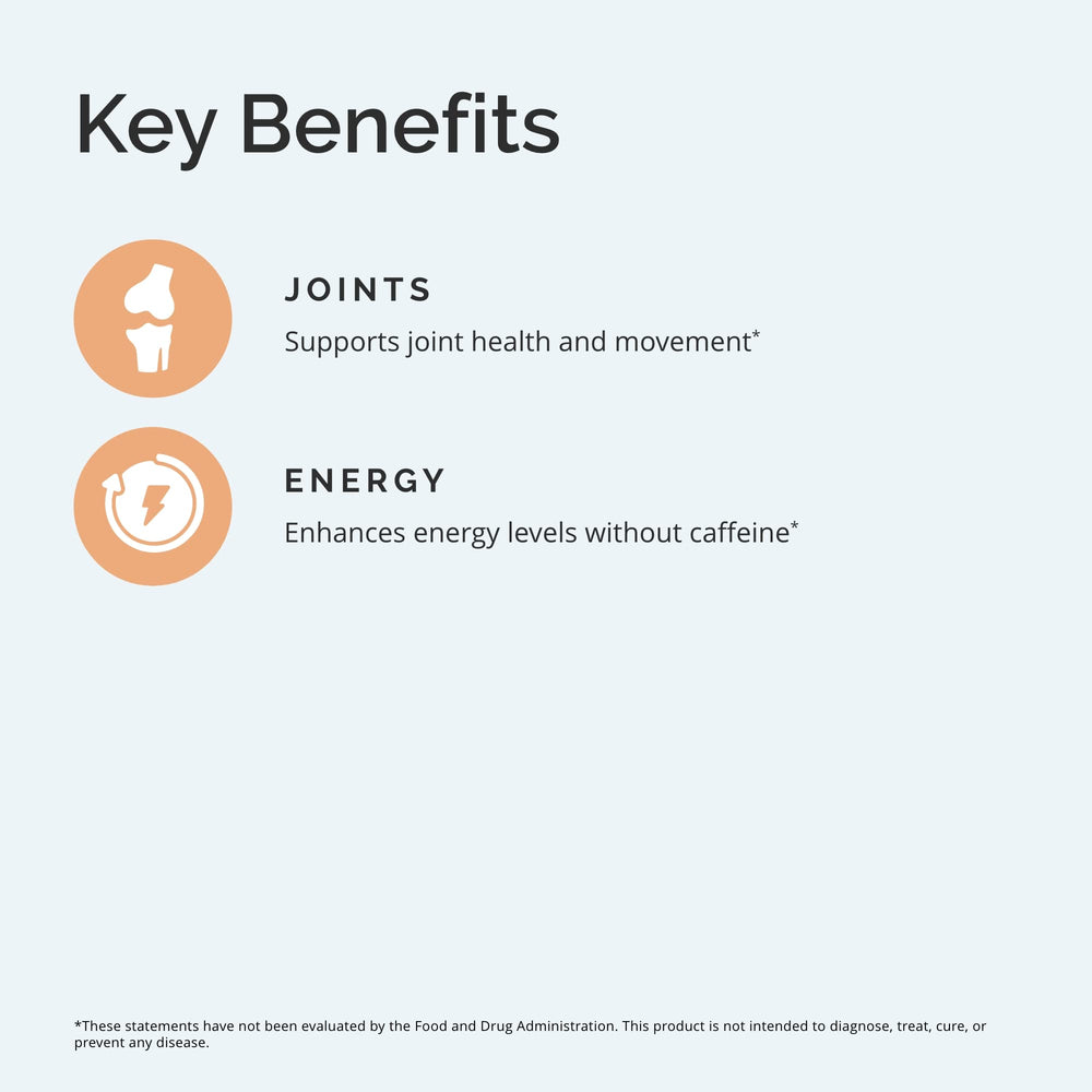 Joint mobility concept with BrainMD bottle on a light background