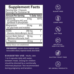 BrainMD GABA Calming Support bottle side view