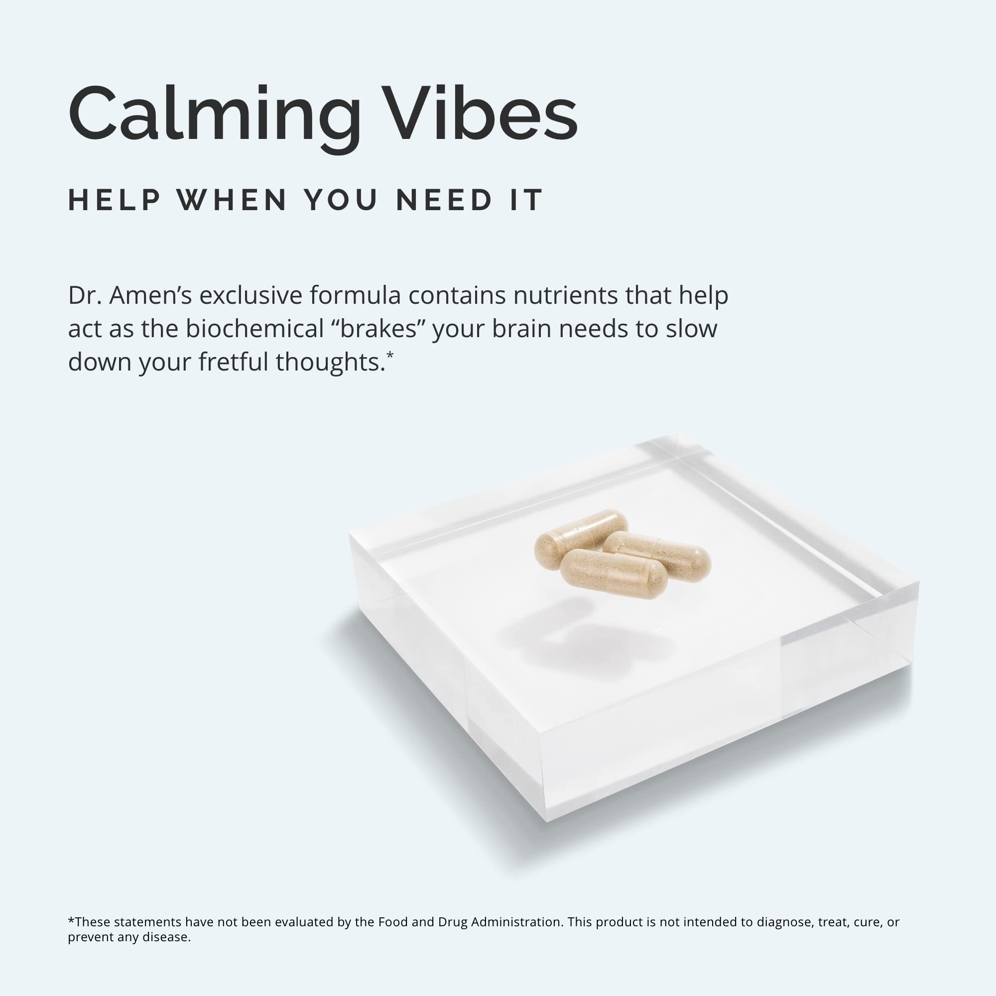 GABA Calming Support capsules close-up