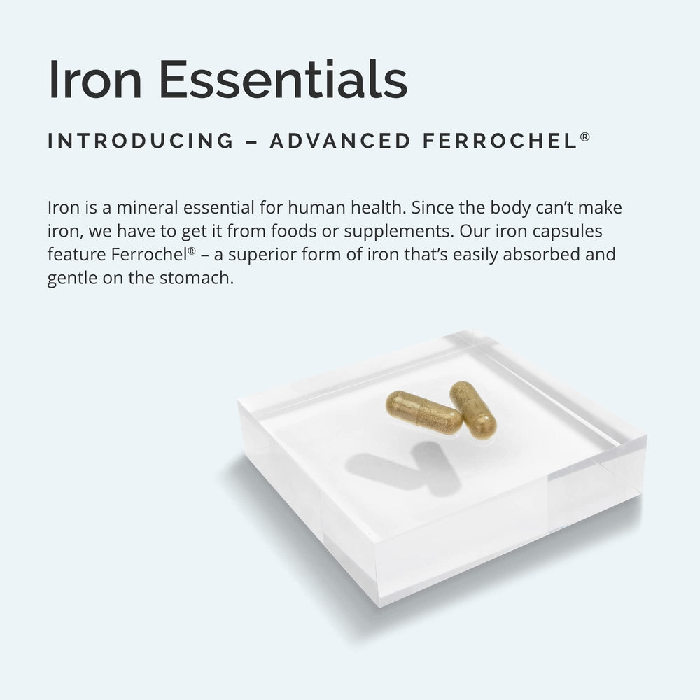 Illustration of ferrous bisglycinate (Ferrochel) iron