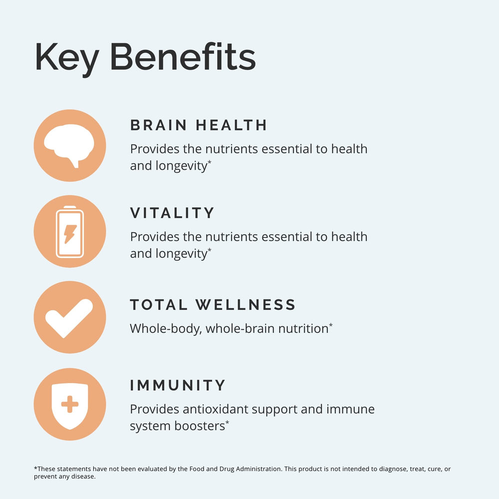 Serving scoop with prepared Neuro Greens shake