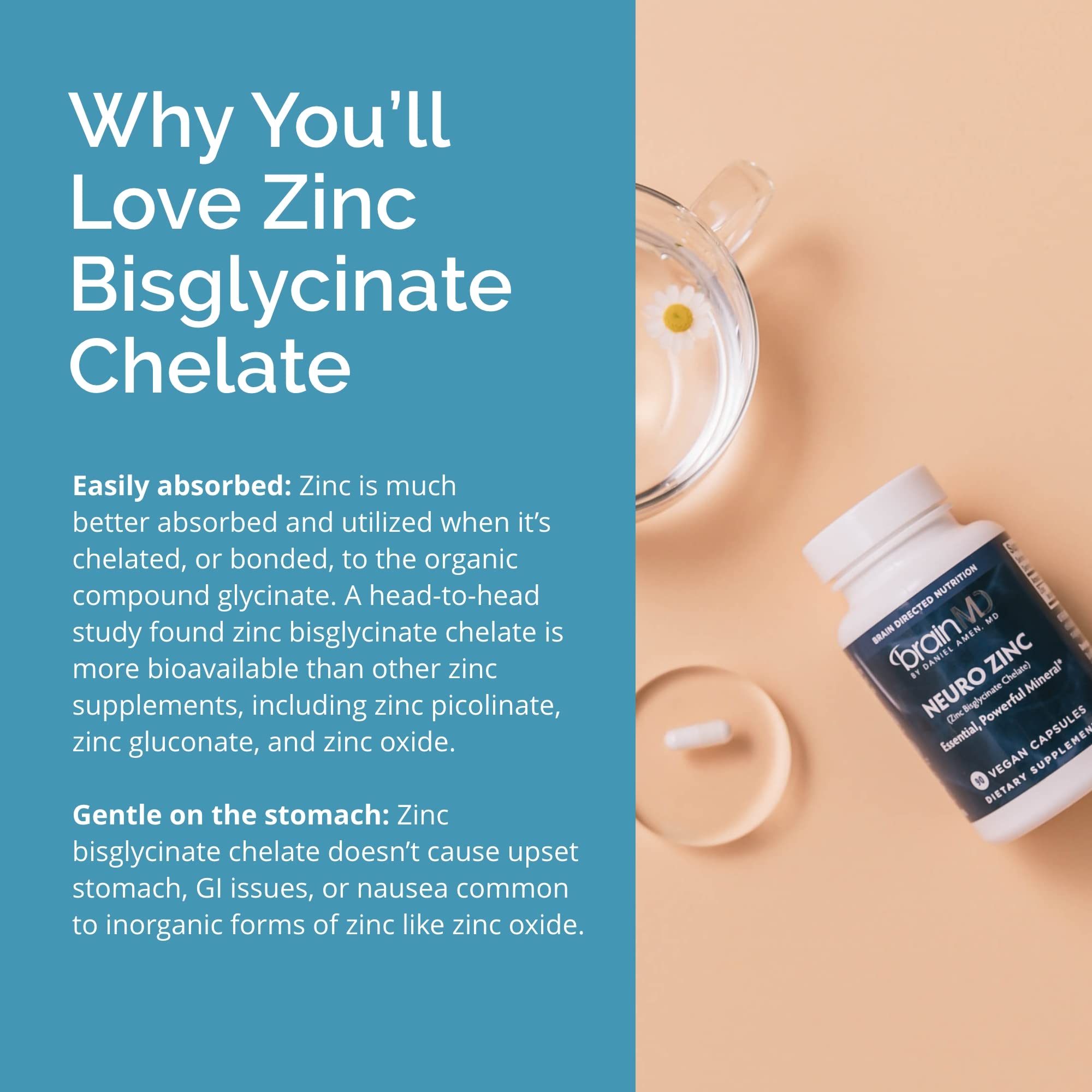 BrainMD Neuro Zinc hero banner image