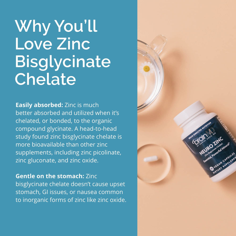 BrainMD Neuro Zinc hero banner image