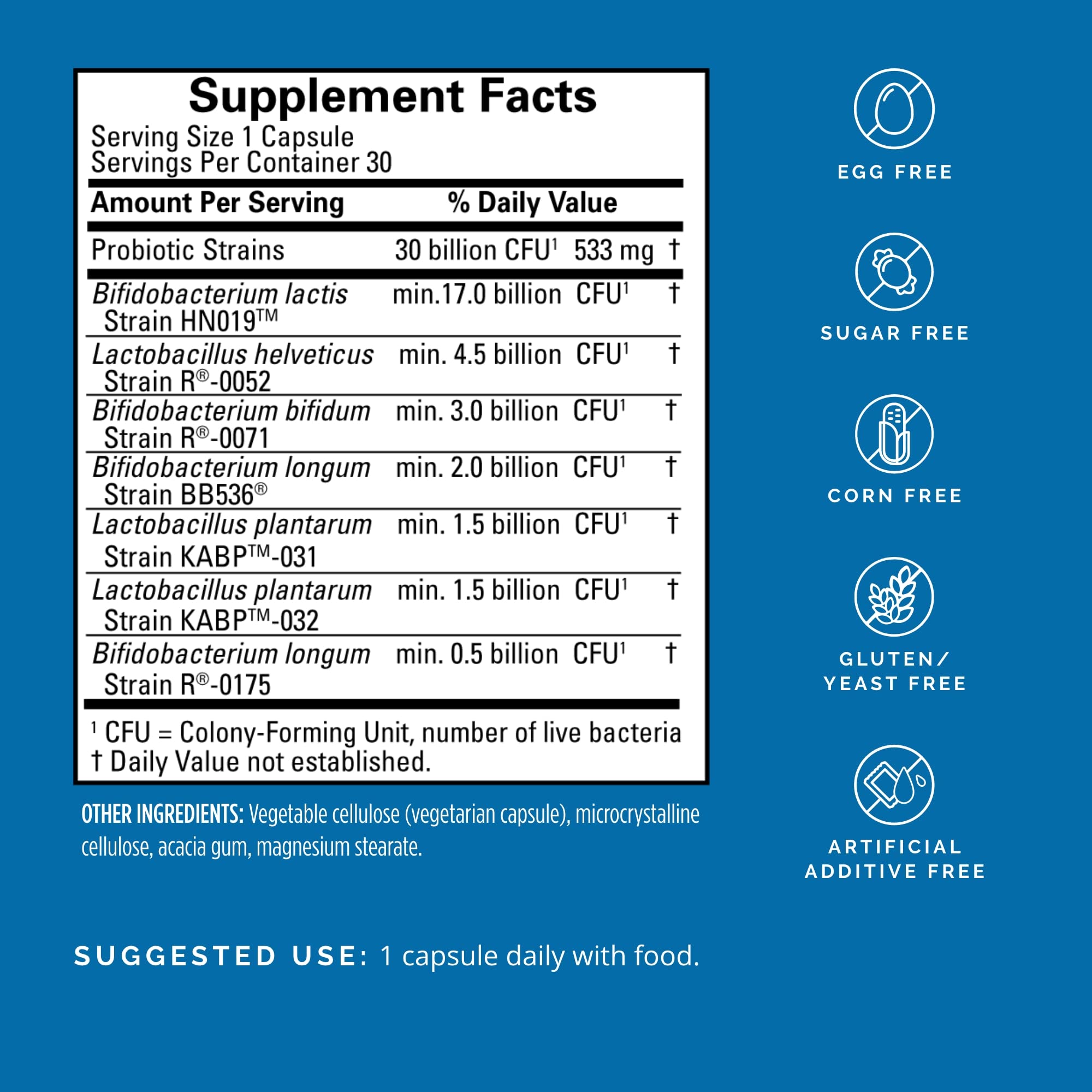 Close-up of ProBrainBiotics MAX capsules