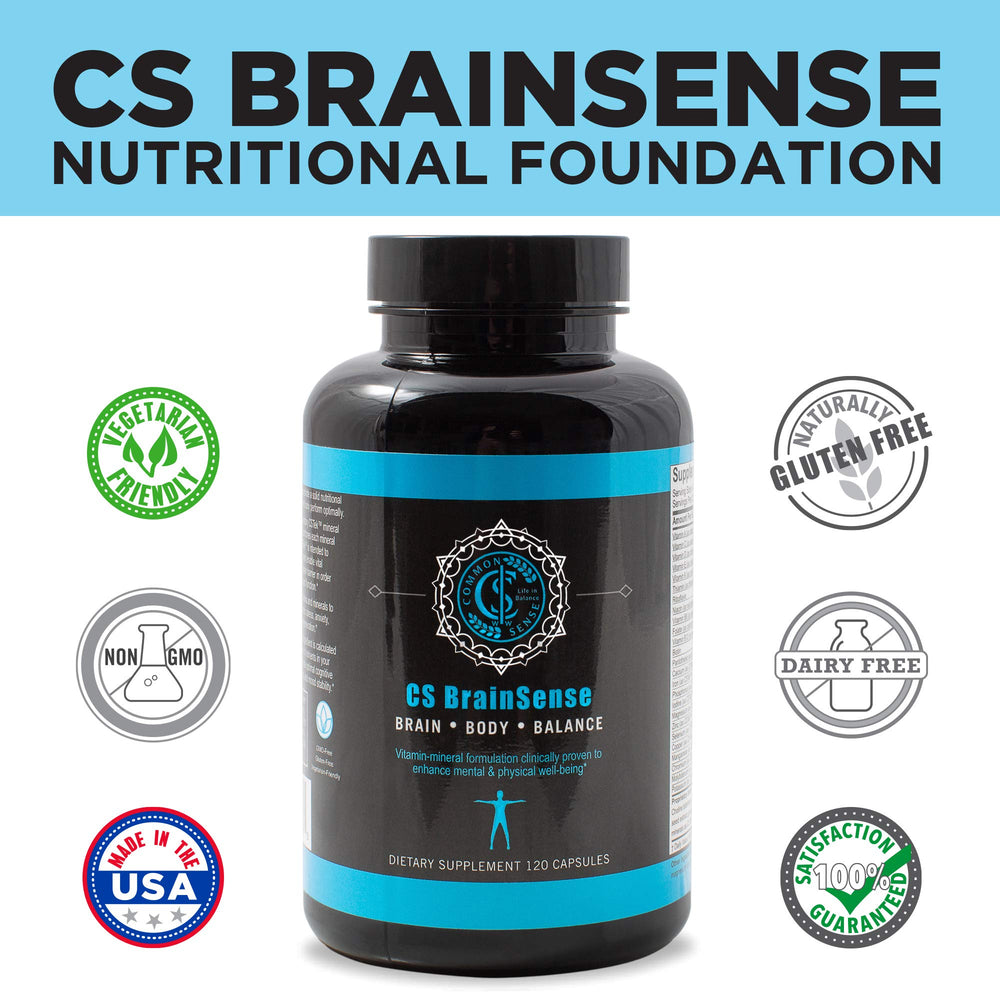 Close-up of BrainSense CSTek mineral delivery label